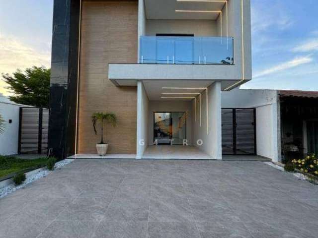 Casa com 4 dormitórios à venda, 187 m² por R$ 1.400.000,00 - Cágado - Maracanaú/CE