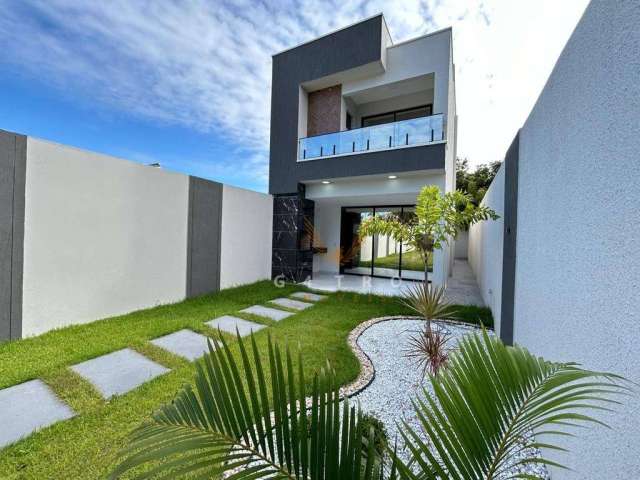 Casa com 4 dormitórios à venda, 136 m² por R$ 849.900,00 - Tamatanduba - Eusébio/CE