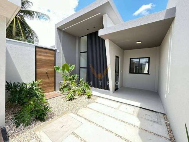 Casa com 3 dormitórios à venda, 90 m² por R$ 389.000,00 - Encantada - Eusébio/CE