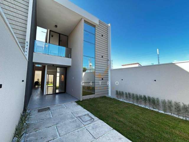Casa com 4 dormitórios à venda, 134 m² por R$ 629.000,00 - Pires Façanha - Eusébio/CE