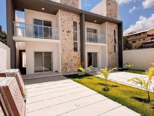 Casa com 3 dormitórios à venda, 122 m² por R$ 530.000 - Coaçu - Eusébio/CE