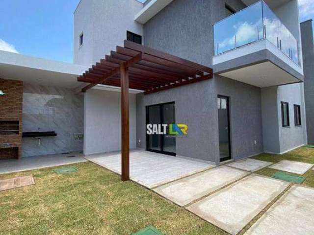 Casa com 4 dormitórios à venda, 127 m² por R$ 639.900 - Edson Queiroz - Fortaleza/CE