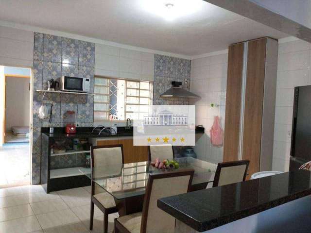 Casa com edícula e amplo quintal, 120 m² por R$ 170.000 - Água Branca III - Araçatuba/SP.