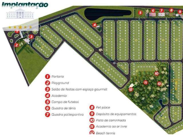 Terreno à venda, 325 m² por R$ 235.000,00 - Condomínio Quinta do Ipê - Araçatuba/SP