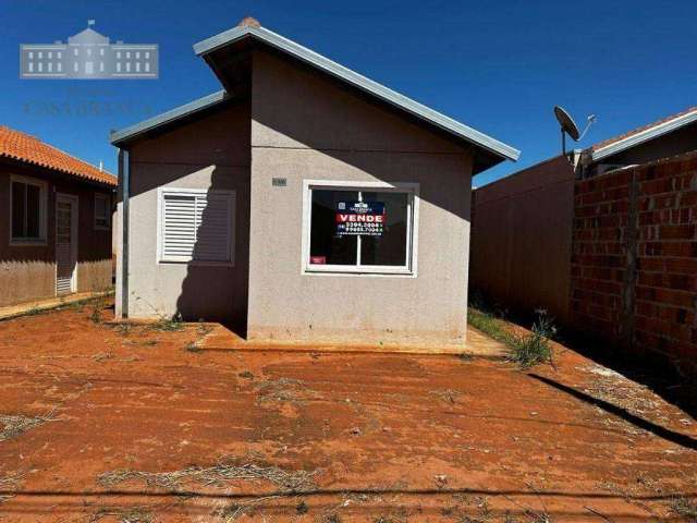 Casa com 2 dormitórios para alugar, 43 m² por R$ 850,00/mês - Chácaras Paraíso - Araçatuba/SP