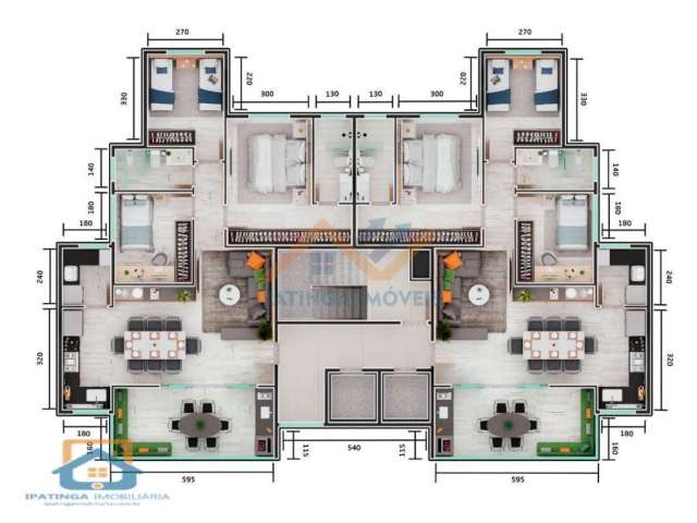 Apartamento com 3 quartos no bairro Bela Vista em Ipatinga