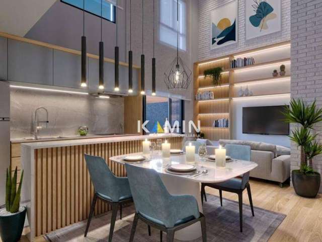 Loft com 1 dormitório à venda, 41 m² por R$ 864.900,00 - Santa Felicidade - Curitiba/PR