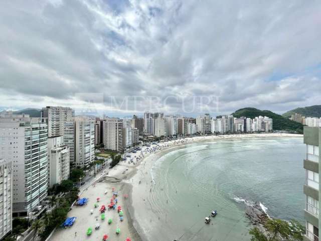 Apartamento com Vista para o Mar, com 2 quartos (1 suíte) à venda, 98 m² por R$ 900.000,00 - Jardim Astúrias - Guarujá/SP – Imobiliária Mercuri