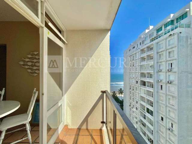 Apartamento com Vista Para o Mar com 2 quartos à venda, 87 m² por R$ 580.000 - Pitangueiras - Guarujá/SP - Imobiliária Mercuri