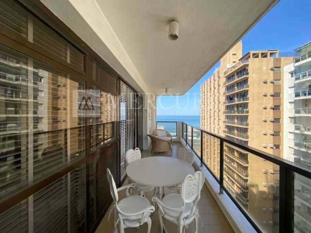 Apartamento com Vista para o Mar, 3 quartos (1 suíte) à venda, 130 m² por R$ 1.400.000 - Pitangueiras - Guarujá/SP - Imobiliária Mercuri