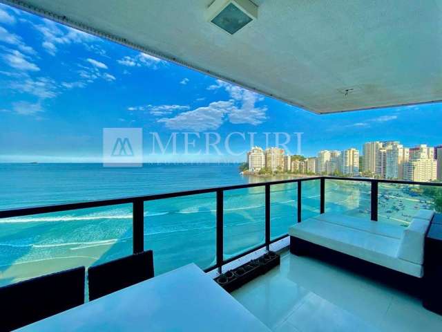 Apartamento Frente Mar com 3 quartos (3 suítes) à venda, 175 m² por R$ 1.800.000 - Jardim Astúrias - Guarujá/SP - Imobiliária Mercuri