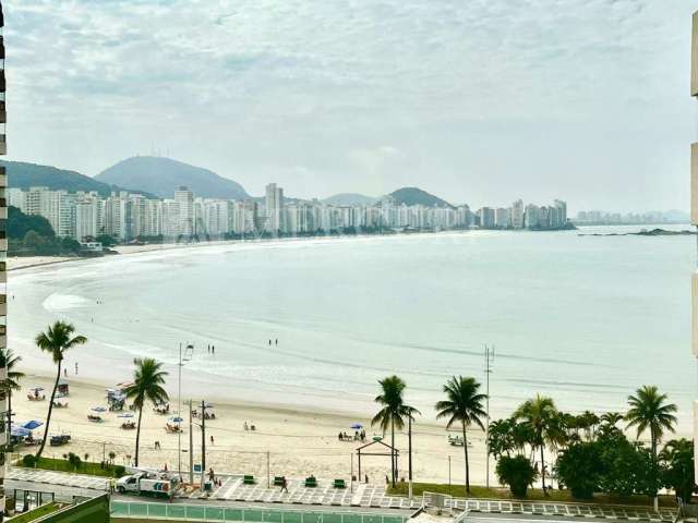 Apartamento com Vista para o Mar, 3 quartos (2 suítes) à venda, 145 m² por R$ 1.500.000 - Jardim Astúrias - Guarujá/SP - Imobiliária Mercuri