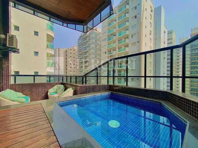 Apartamento Duplex com Piscina, 5 quartos (3 suítes) à venda, 258 m² por R$ 1.790.000 - Pitangueiras - Guarujá/SP - Imobiliária Mercuri