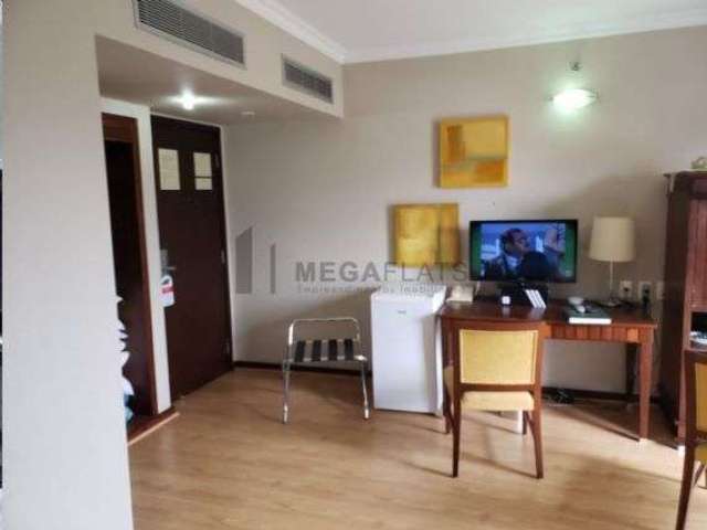 Flat com 1 quarto à venda na Rua Verbo Divino, 1323, Chácara Santo Antônio, São Paulo, 28 m2 por R$ 340.000