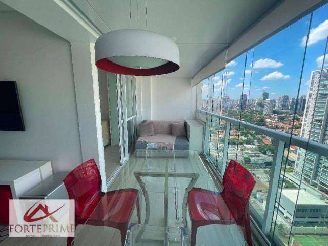 Apartamento com 1 dormitório à venda, 49 m² por R$ 749.000,00 - Brooklin - São Paulo/SP