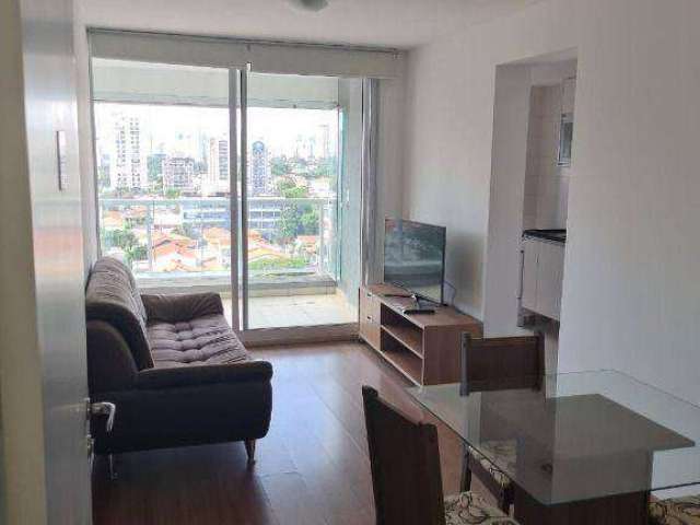 Apartamento com 1 dormitório para alugar, 44 m² por R$ 6.833,00/mês - Brooklin - São Paulo/SP