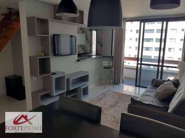 Apartamento Duplex com 1 dormitório 1 vaga para alugar Avenida Jamaris - Moema