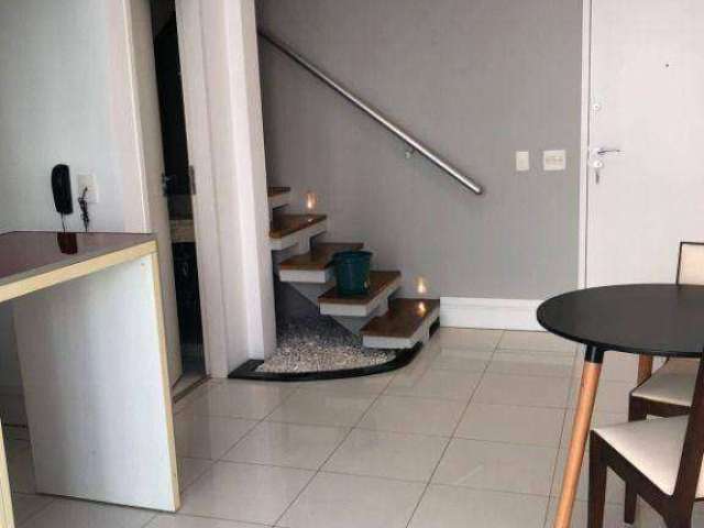 Apartamento com 1 dormitório para alugar, 47 m² por R$ 6.243,00/mês - Moema - São Paulo/SP