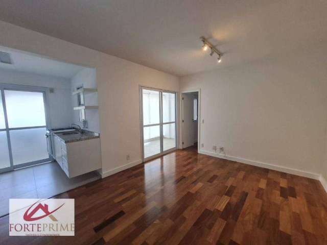 Apartamento com 1 dormitório para alugar, 52 m² por R$ 6.286,00/mês - Brooklin - São Paulo/SP