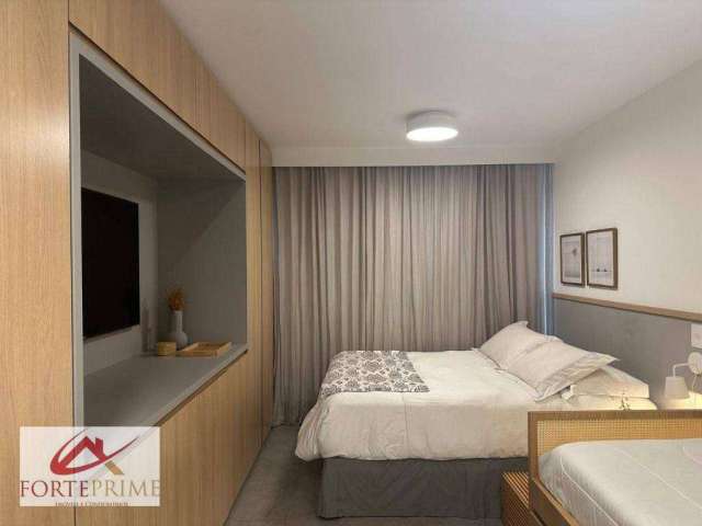 Studio com 1 dormitório, 33 m² - venda por R$ 510.000,00 ou aluguel por R$ 5.288,83/mês - Brooklin - São Paulo/SP