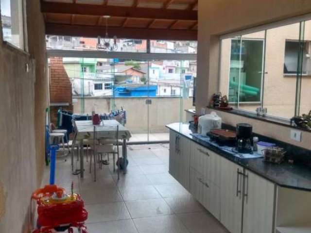 Cobertura com 2 dormitórios à venda, 80 m² - Vila Lutécia - Santo André/SP