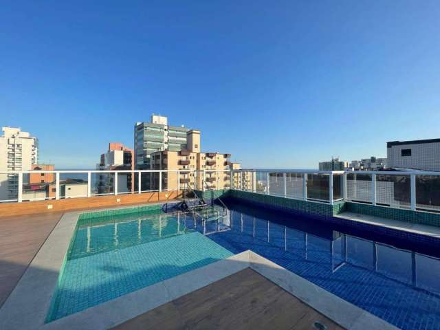 Apartamento com vista mar, varanda gourmet com 1 dormitórios no bairro Guilhermina na Praia Grande SP