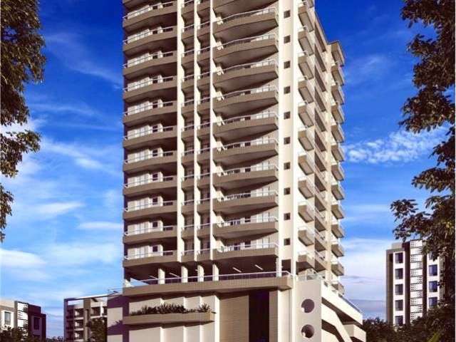 Apartamento com varanda gourmet e 2 dormitórios à venda, 68 m² por R$ 500.000 - Aviação - Praia Grande/SP