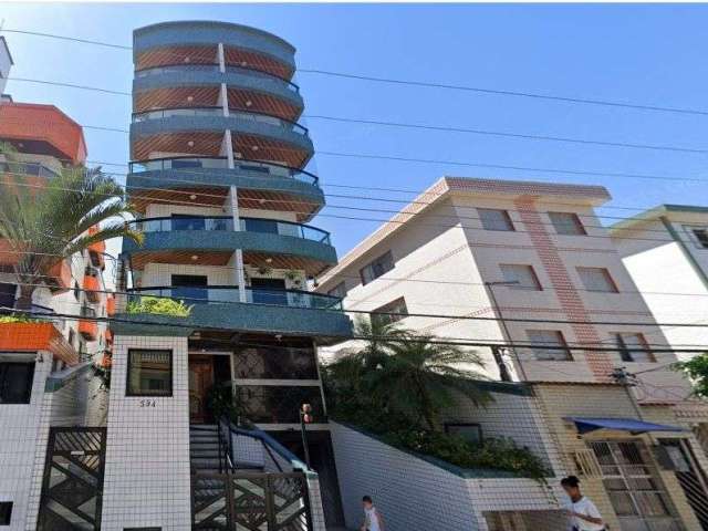 Apartamento com 2 dormitórios à venda, 75 m² por R$ 350.000,00 - Vila Guilhermina - Praia Grande/SP