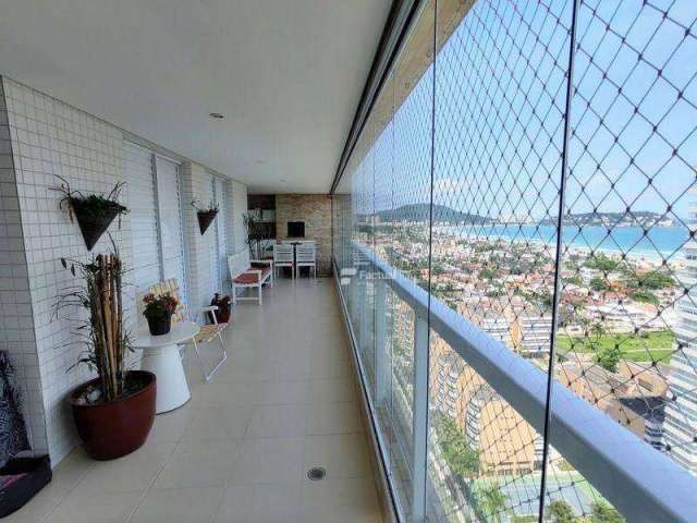 Apartamento com 3 dormitórios à venda, 124 m² por R$ 1.500.000,00 - Enseada - Guarujá/SP