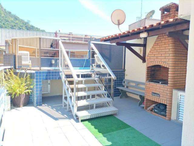 Cobertura com 3 dormitórios à venda, 190 m² por R$ 580.000,00 - Enseada - Guarujá/SP