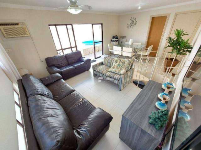 Cobertura com 3 dormitórios à venda, 180 m² por R$ 590.000,00 - Enseada - Guarujá/SP