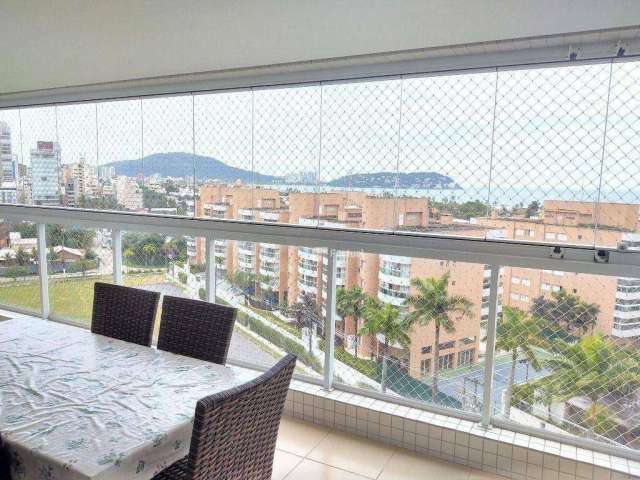 Apartamento com 3 dormitórios à venda, 111 m² por R$ 1.300.000,00 - Enseada - Guarujá/SP