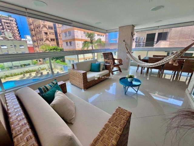 Apartamento com 3 dormitórios à venda, 143 m² por R$ 1.280.000,00 - Enseada - Guarujá/SP