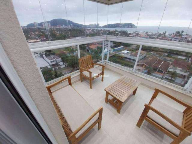 Apartamento com 2 quartos para alugar, 91 m² por R$ 5.000/mês - Enseada - Guarujá/SP