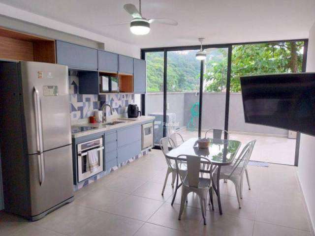 Apartamento com 1 dormitório à venda, 75 m² por R$ 715.000,00 - Praia de Pernambuco - Guarujá/SP