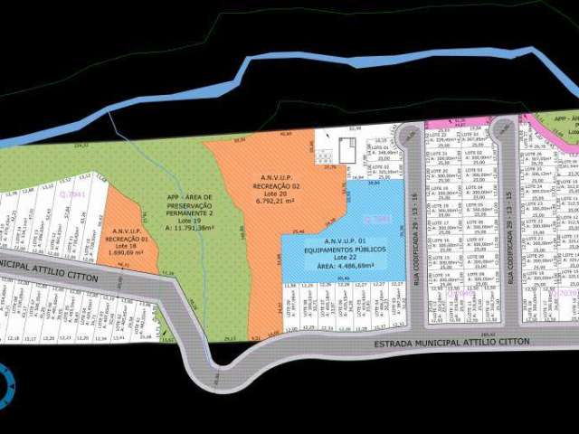 Terreno à venda no Parada Cristal, Caxias do Sul , 381 m2 por R$ 141.306