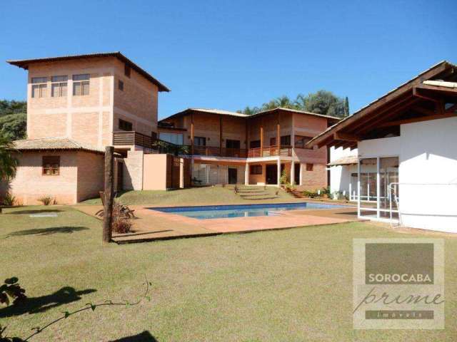 Sobrado com 6 dormitórios, 1500 m² - venda por R$ 5.800.000,00 ou aluguel por R$ 13.100,00/mês - Condomínio Village Vert I - Sorocaba/SP