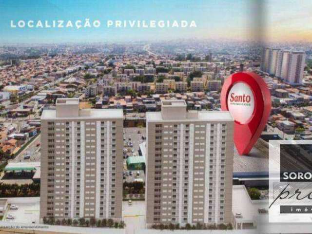 Apartamento com 2 dormitórios à venda, 50 m² por R$ 192.000,00 - Jardim Abatiá - Sorocaba/SP