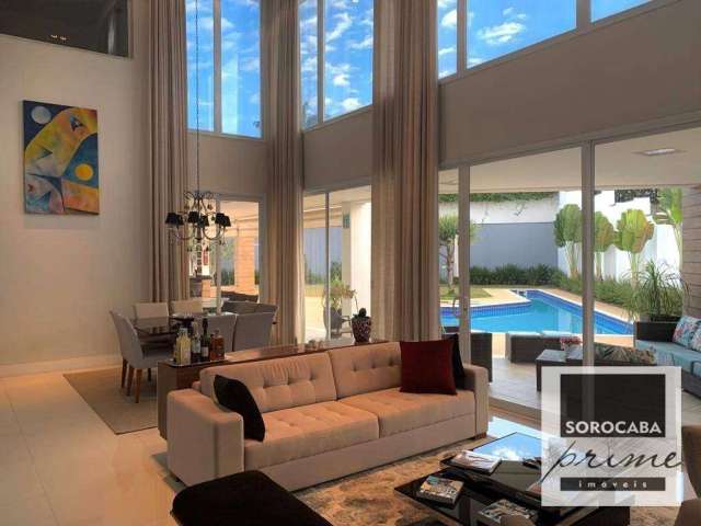 Sobrado com 4 dormitórios à venda, 490 m² por R$ 2.980.000,00 - Parque Reserva Fazenda Imperial - Sorocaba/SP