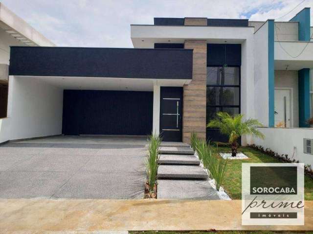 Casa com 3 dormitórios à venda, 185 m² por R$ 1.100.000,00 - Condomínio Residencial Flores - Sorocaba/SP