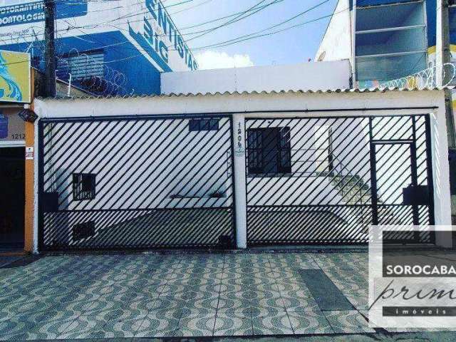 Casa com 8 dormitórios, 187 m² - venda por R$ 450.000,00 ou aluguel por R$ 3.575,34/mês - Vila Jardini - Sorocaba/SP