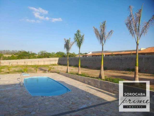 Chácara com 1 dormitório à venda, 1000 m² por R$ 350.000 - Caguaçu - Sorocaba/SP