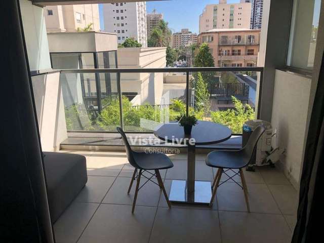Apartamento à venda, Vila Cordeiro, São Paulo, pronto para morar com 1 dormitório e 1 vaga