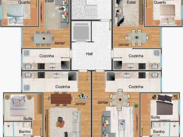 Cobertura à venda, 3 quartos, 1 suíte, 2 vagas, Miramar - Belo Horizonte/MG