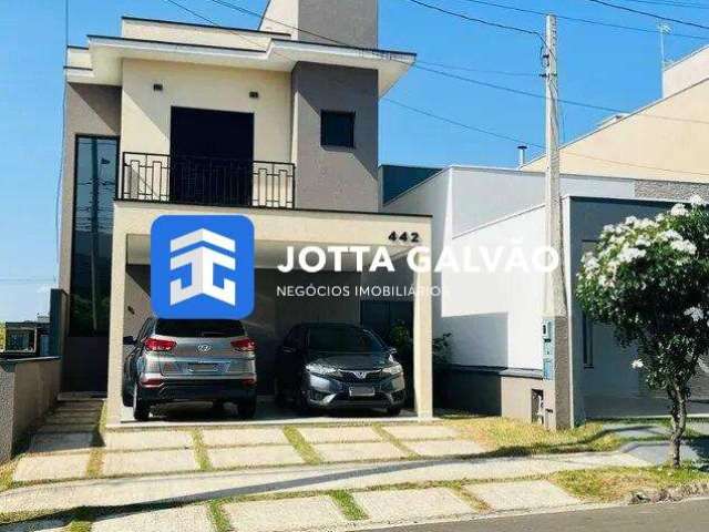 Casa em condomínio fechado com 3 quartos à venda na Mário Pavanin, 100, Jardim Park Real, Indaiatuba, 150 m2 por R$ 1.060.000