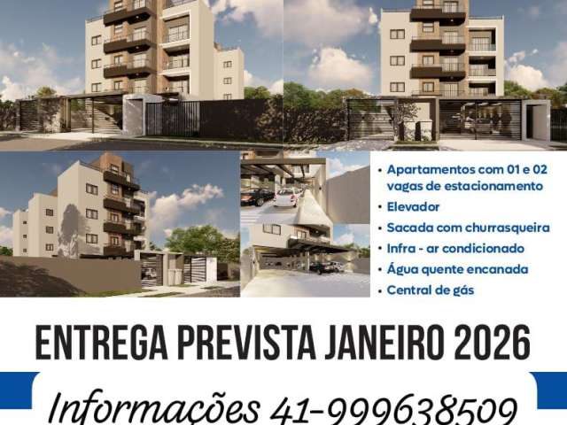 Apartamento com suíte no centro de Pinhais