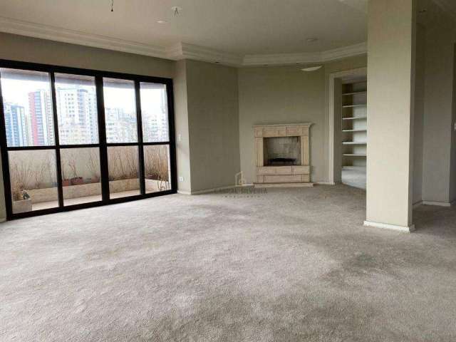 Apartamento com vista livre e com 3 dormitórios maravilhosos à venda, 245 m² por R$ 2.650.000 - Moema - São Paulo/SP