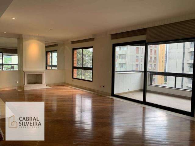 Apartamento com 4 dormitórios, 335 m² - venda por R$ 6.520.000,00 ou aluguel por R$ 45.600,00/mês - Moema - São Paulo/SP