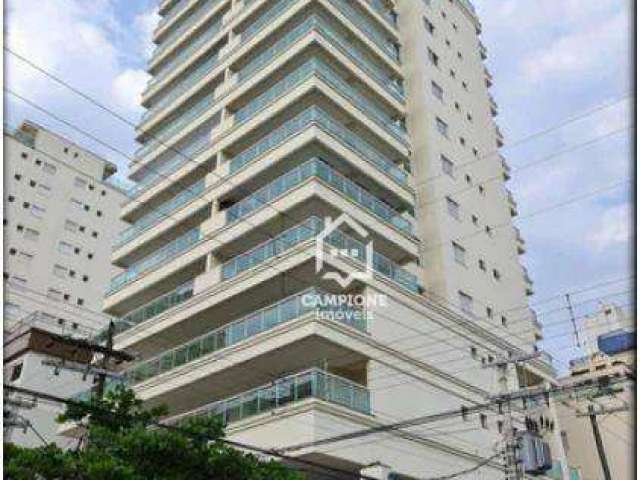 Apartamento com 3 dormitórios à venda, 114 m² por R$ 750.000,00 - Balneário Cidade Atlântica - Guarujá/SP