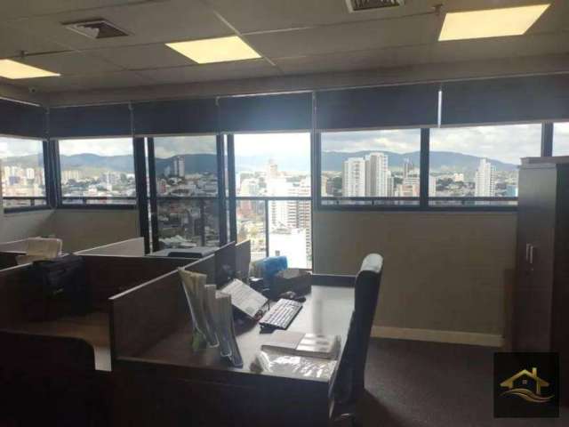 Sala comercial na cobertura do condomínio uffizi  - jundiaí - sp